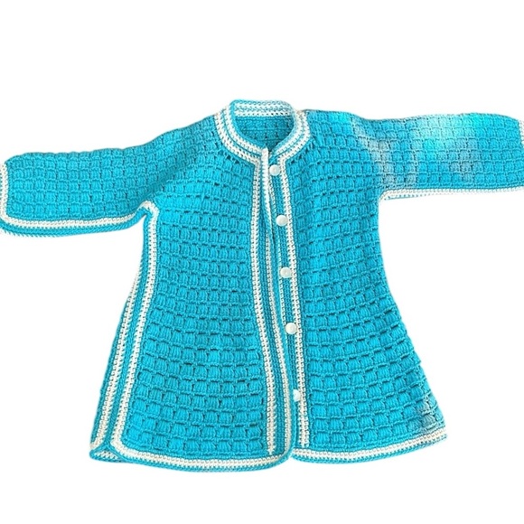 Two Hand knit Cardigan Sweaters Size XS - Picture 5 of 6